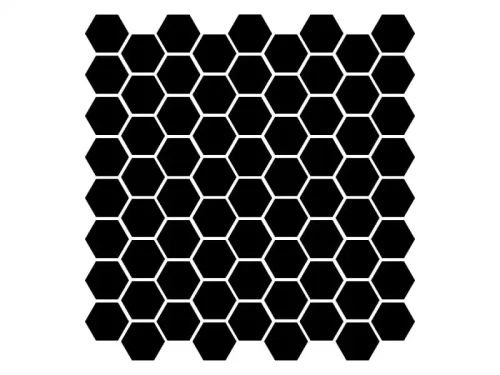 Naklejka Plaster Miodu |HEXAGON| W02 na samochód na auto KOLOR