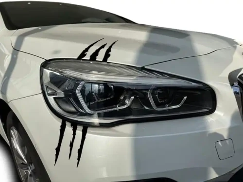 Pazury MONSTER W02 - Naklejka na samochód na auto KOLOR