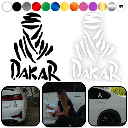 DAKAR Beduin W01 - Naklejka na samochód na auto KOLOR