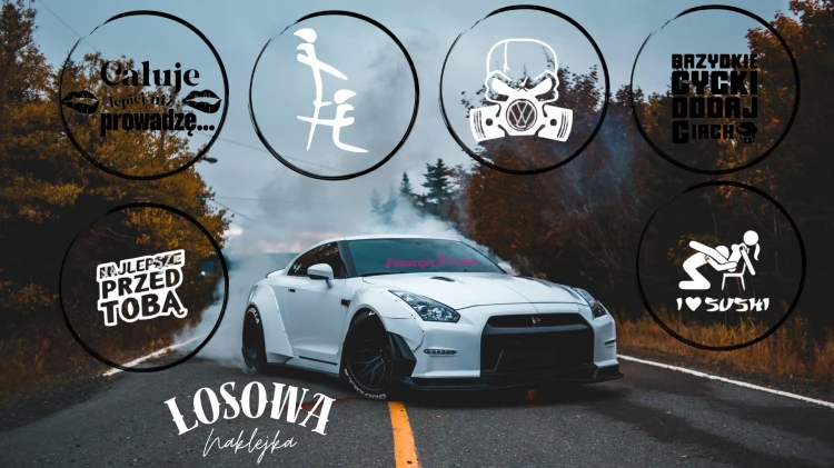 colorful white black yellow start drift car desktop wallpaper computer laptop.png