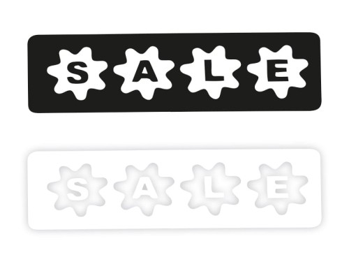 SALE W09 - Naklejka na samochód na auto KOLOR