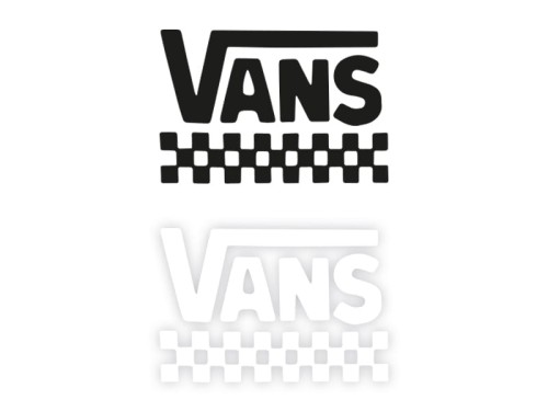 VANS - Naklejka na samochód na auto KOLOR