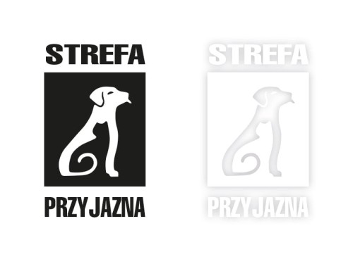 STREFA PRZYJAZNA ZWIERZĘTOM - Naklejka na samochód na auto KOLOR