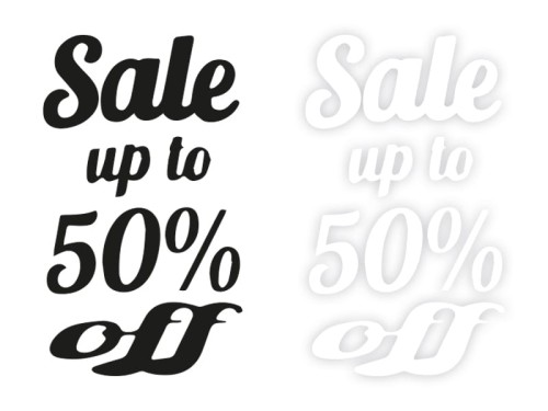 SALE UP TO 50% OFF - Naklejka na samochód na auto KOLOR