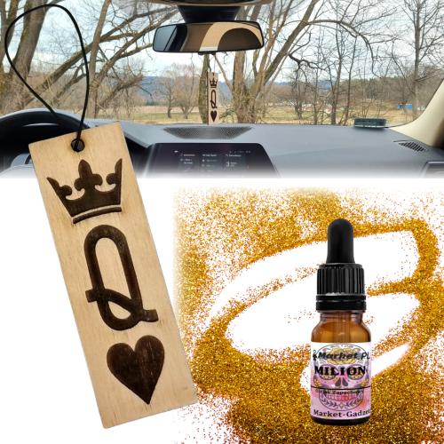 Zestaw Zawieszka zapachowa QUEEN + perfumy Milion - Najlepszy Prezent