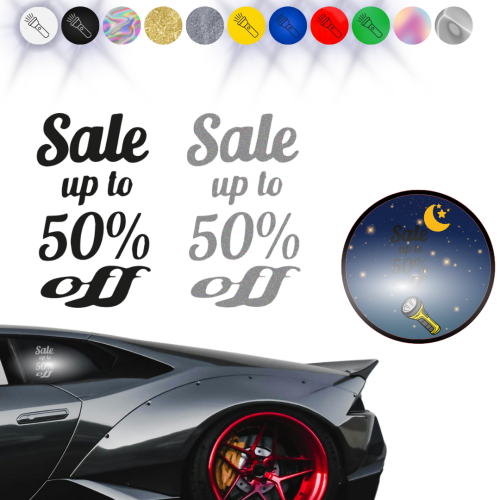 SALE UP TO 50% OFF - Naklejka na samochód na auto ODBLASKOWA