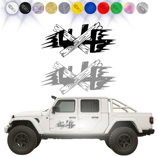 Naklejka 4x4 Off Road W03 na samochód na auto ODBLASKOWA
