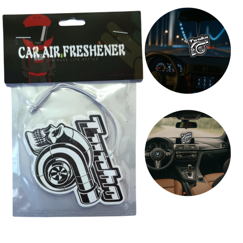 Zawieszka Zapachowa TURBOSPRĘŻARKA Z CZASZKĄ do Auta, Samochodu