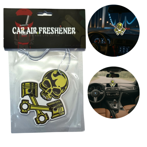 Zawieszka Zapachowa CZASZKA TŁOKI do Auta, Samochodu