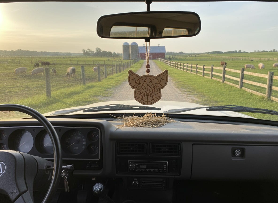 zapach samochodowy świnka