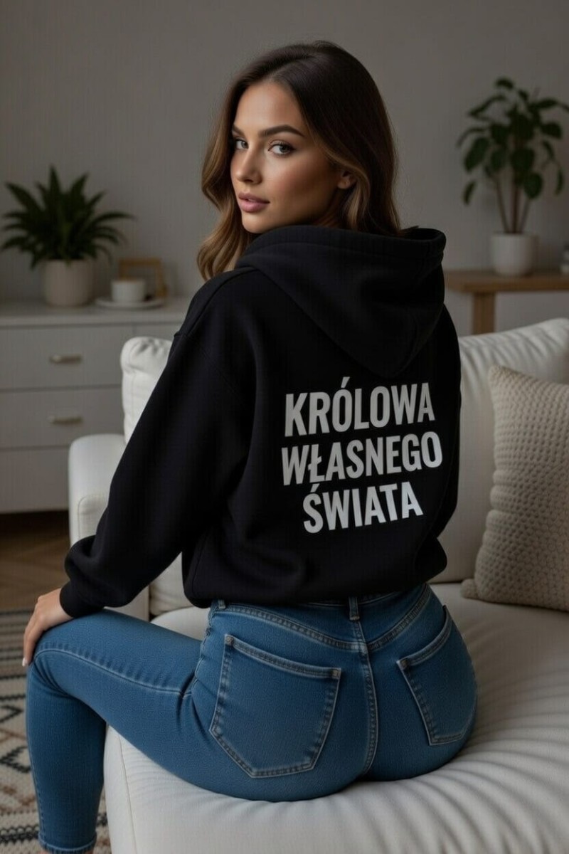 bluza personalizowana z nadrukiem motywacyjnym