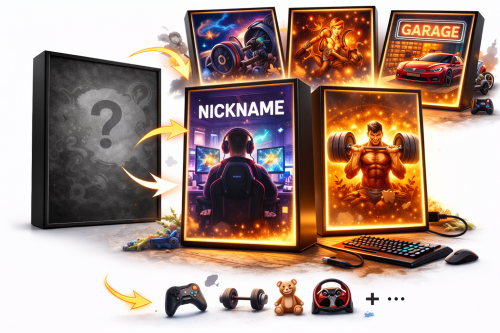 Gamer Glow 3D – Twoja Fotografia w Gamingowym Blasku | Personalizowana Ramka LED
