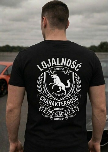 Koszulka "Lojalność, Charakterność, Przyjaciele" – Edycja Herbowa